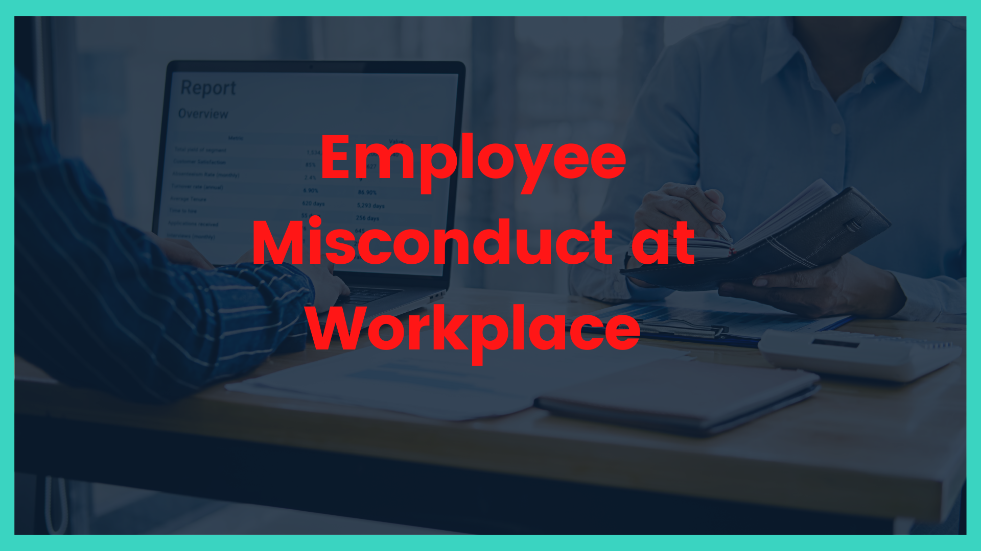 case study employee misconduct